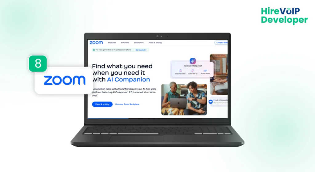8 Zoom video calling app banner