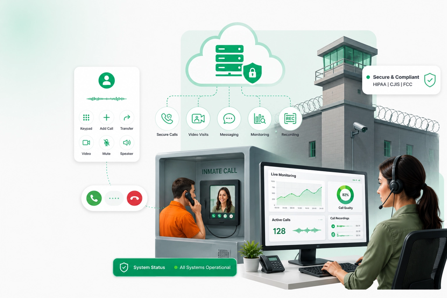 Building a Cloud-Native Inmate Communication Platform for U.S. Correctional Facilities