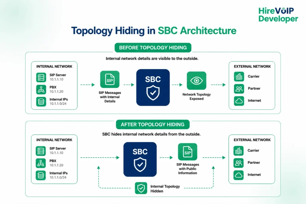 Topology Hiding Works in SBC Architecture Flow Banner